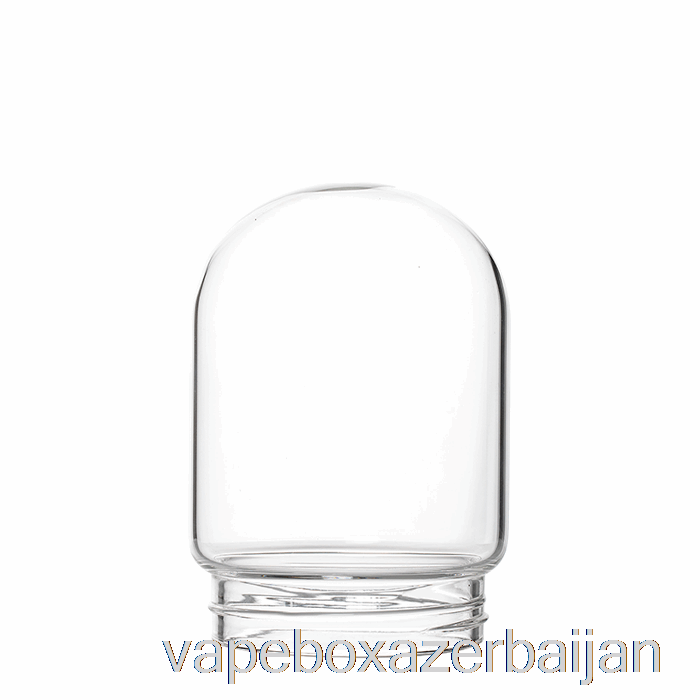 Vape Smoke Stundenglass Colored Glass Globes Clear (Small)